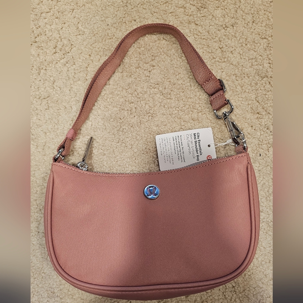 Stylish Pink Shoulder Bag LULULEMON
